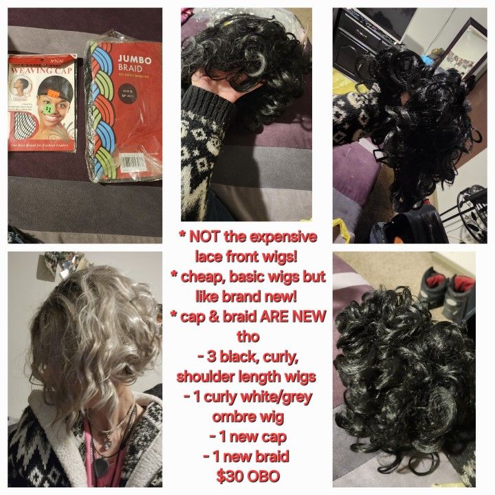 ☆ LIKE NEW WIGS!! ☆