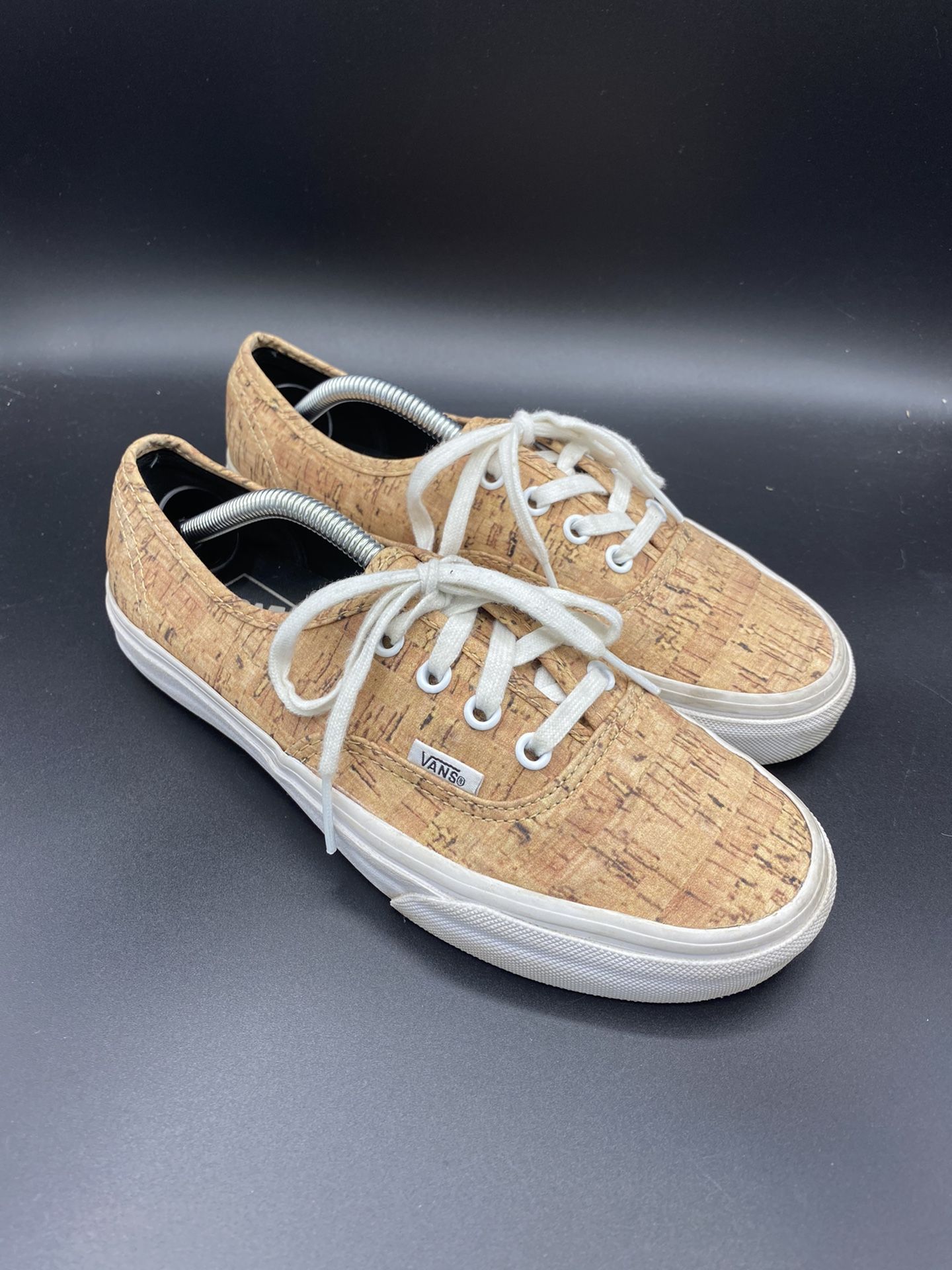 VANS MEN 6 OFF THE WALL CORK PRINT FABRIC SNEAKERS TC6D Women’s 7.5 Unisex