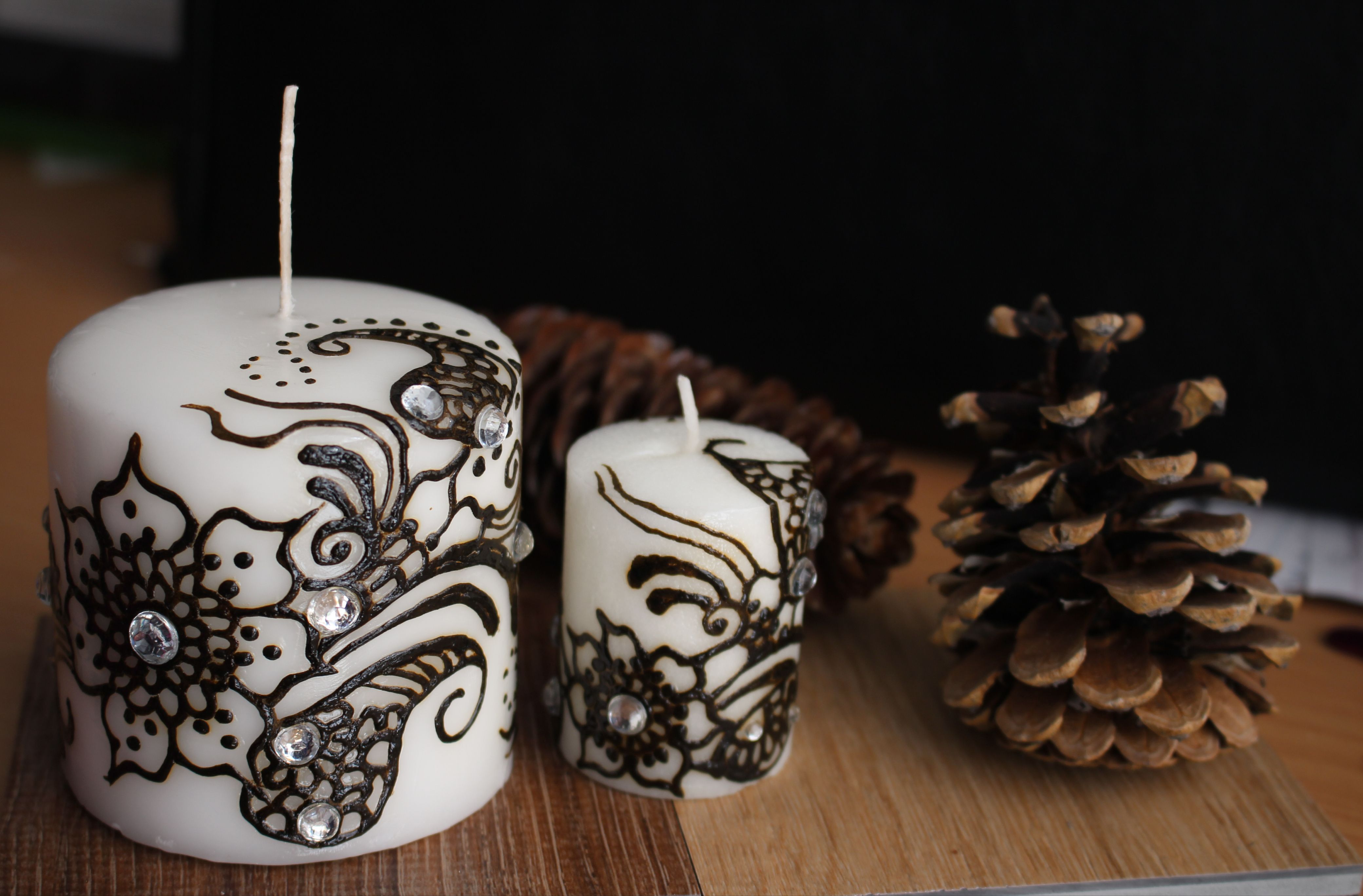 Henna candle set