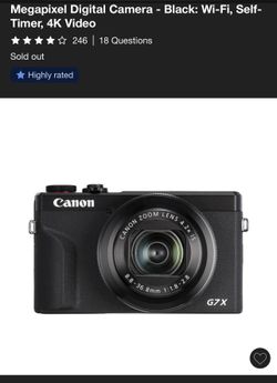 Canon Powershot G7 X Mark III 20.1 Megapixel