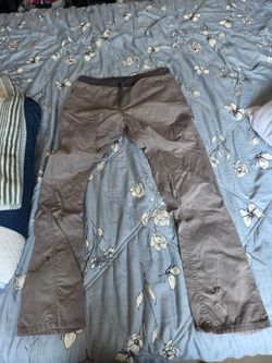 Tan Wide-Leg Casual Pants with Drawstring