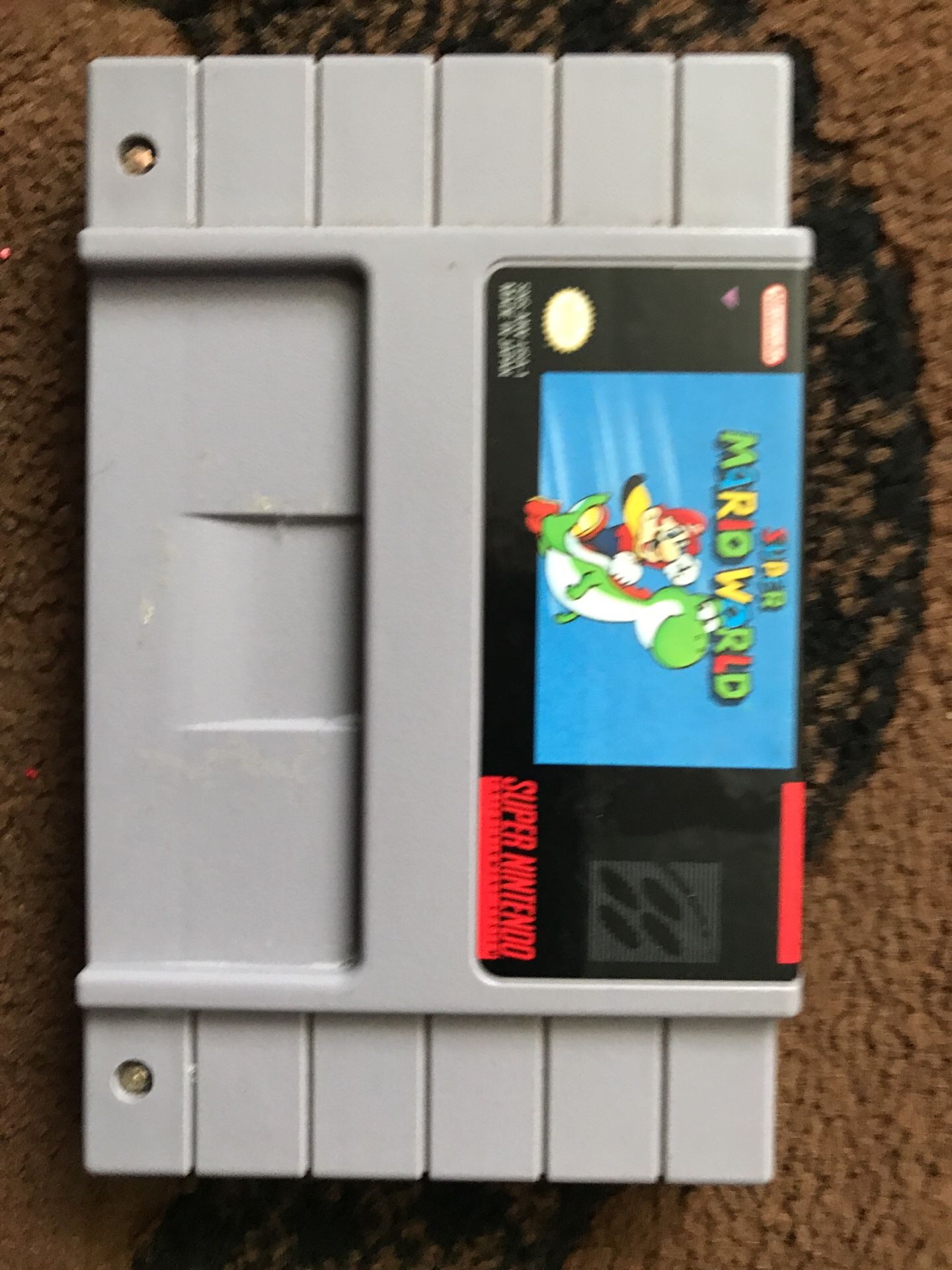 Super Mario World-Original and Authentic Snes Super Nintendo Game