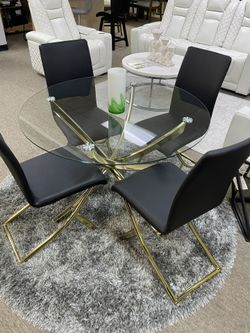 Gold Modern Table