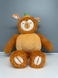 Slumberkins Halloween Alpaca Pumpkin Kin Plush - 16"