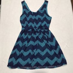 Blue And Teal Mini Summer dress