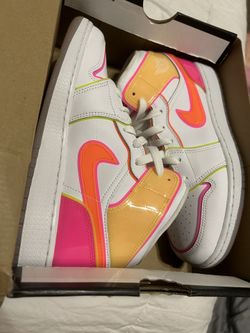 AIR JORDAN 1 MID EDGE GLOW GS