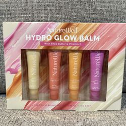 Brand New Naturwell Hydro glow Tinted Lip Balm Set 