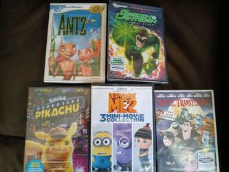 Children's DVDs Set Of 5