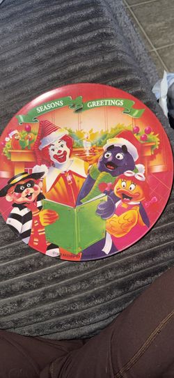 McDonald’s Christmas plate