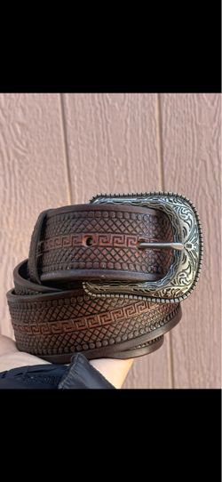 Brown Tooled Leather Western retails each