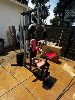 Weider pro 6900 bench press leg butterfly  $40