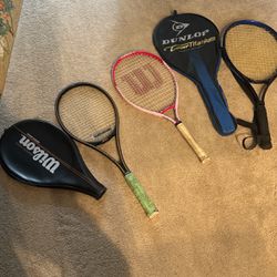 Three Tennis Rackets - All For $40