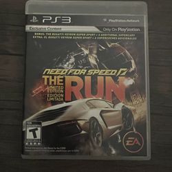 Need For Speed PlayStation 3 Game