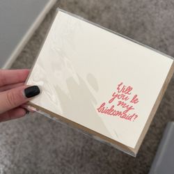 Bridal Party Asking Card - Asking Cards 
