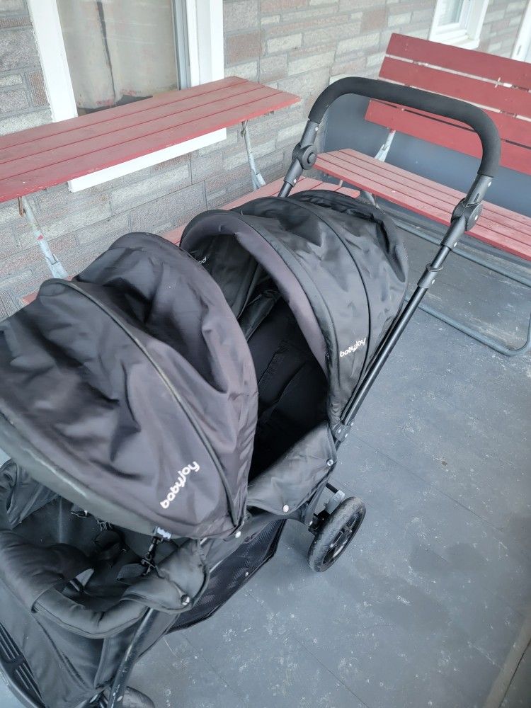 Babyjoy Double Stroller