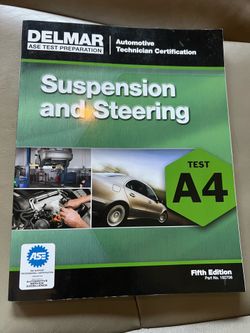 book ASE Test Preparation - A4 Suspension and Steering