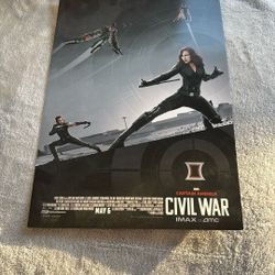 Captain America Civil War AMC Print 