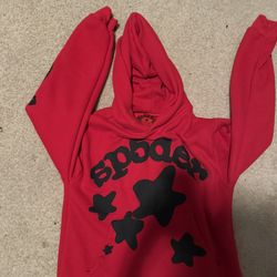 Spider Hoodie Red