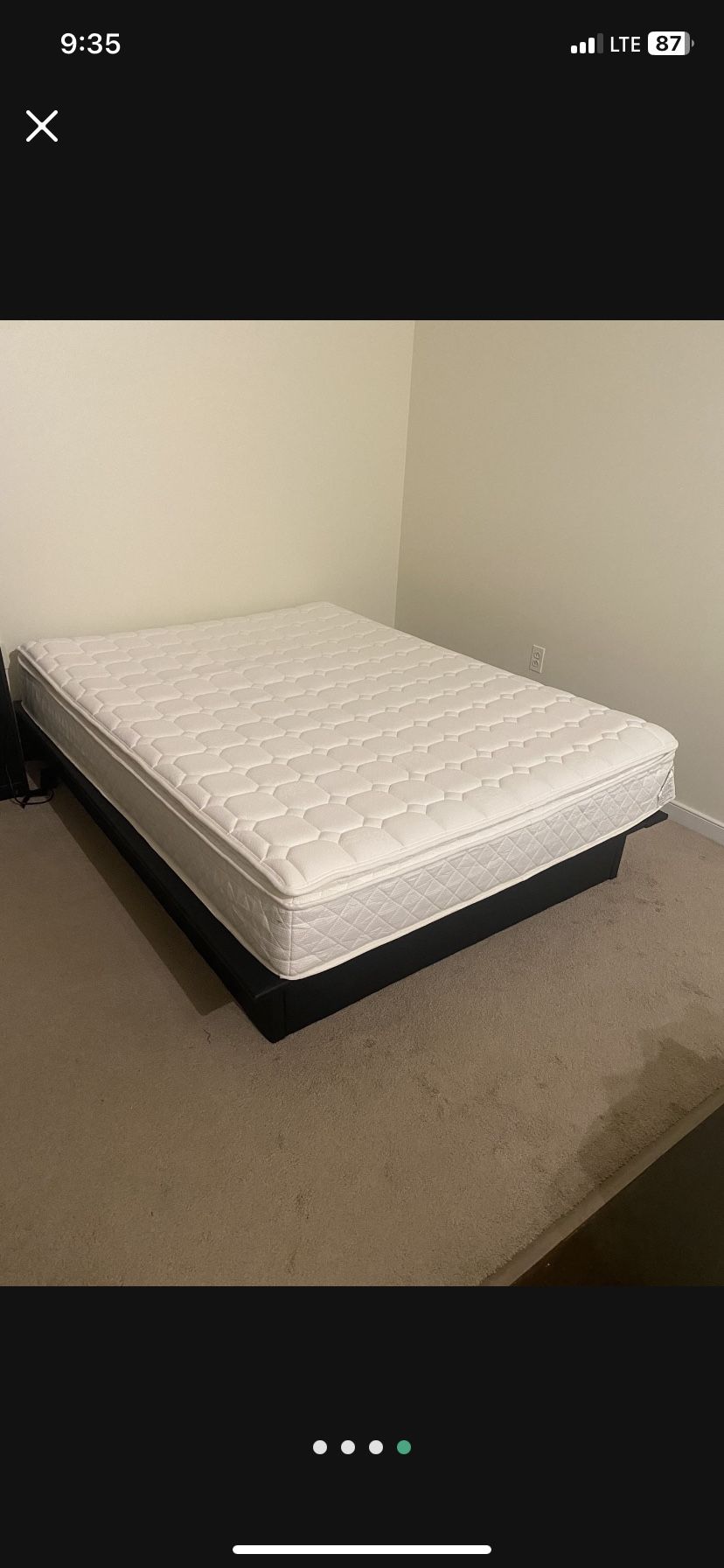 Queen Bed And Frame- $100