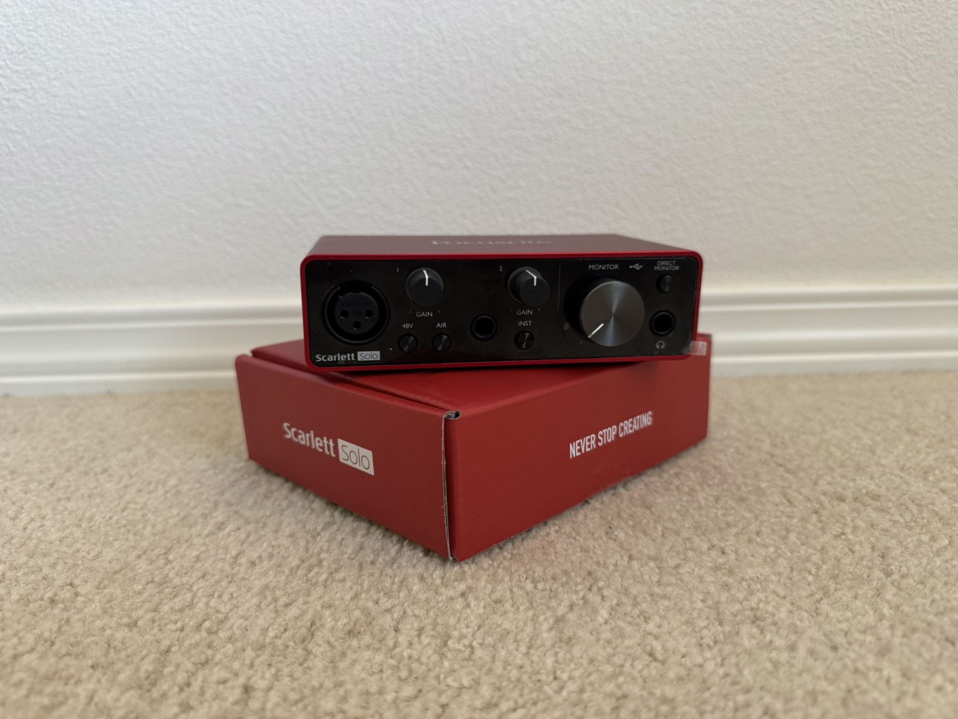 Focusrite Scarlett solo 3rd gen