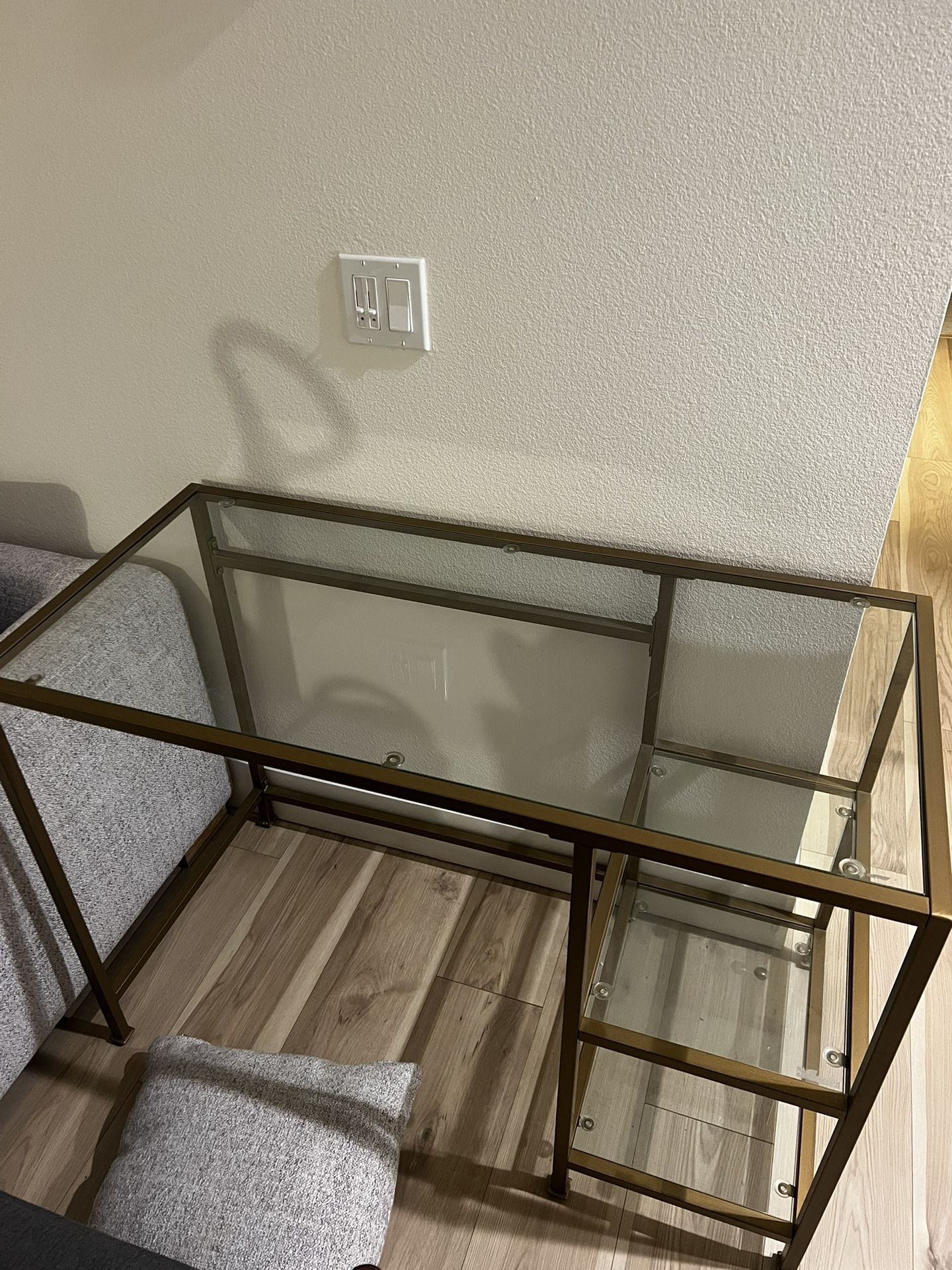 Glass Mid-century Desk