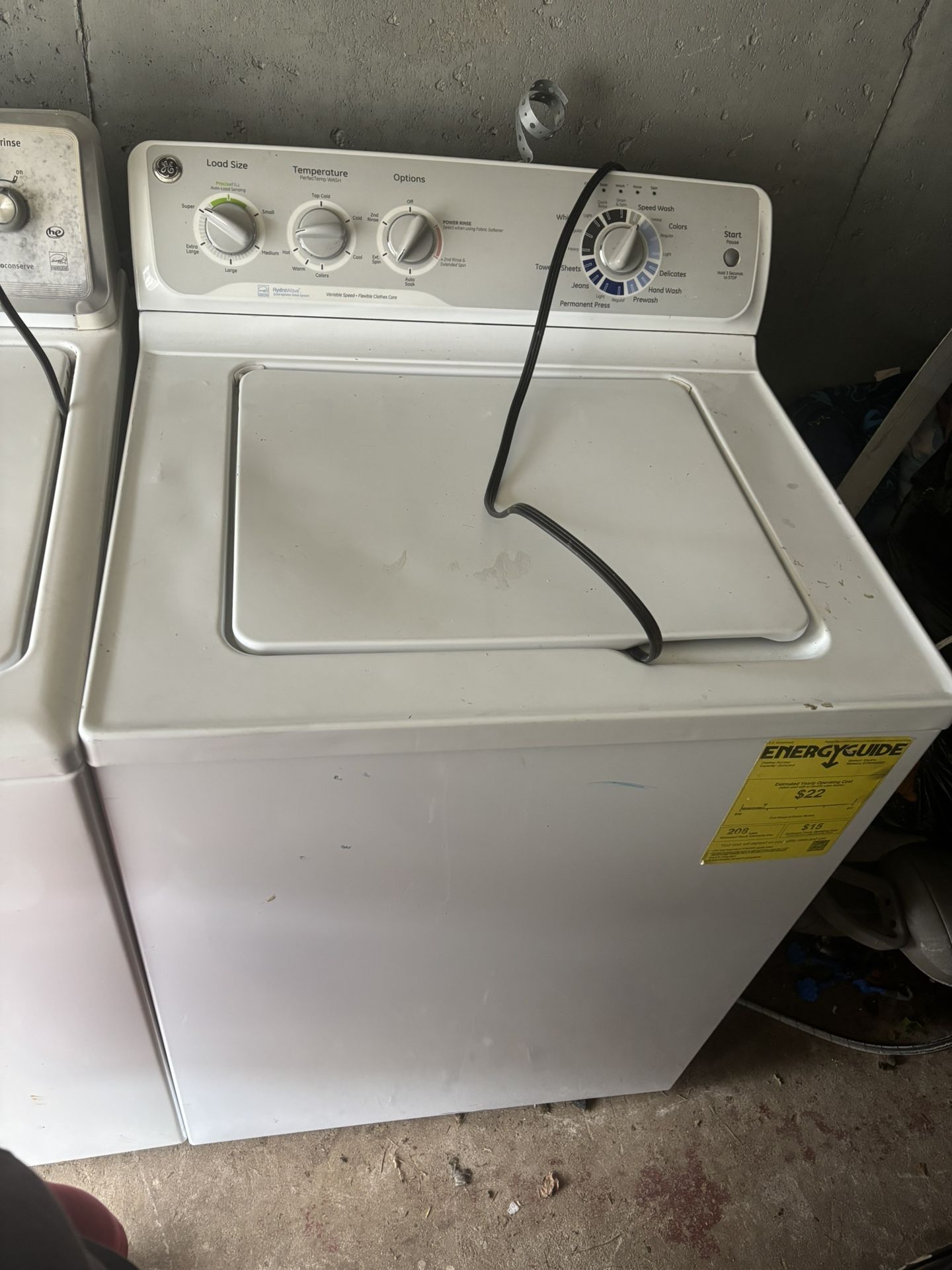Ge Washer Machine Works Great
