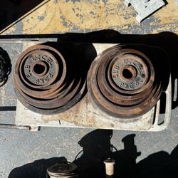 Cast-iron weight set