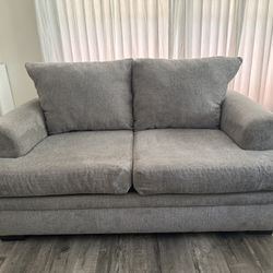Gray Loveseat