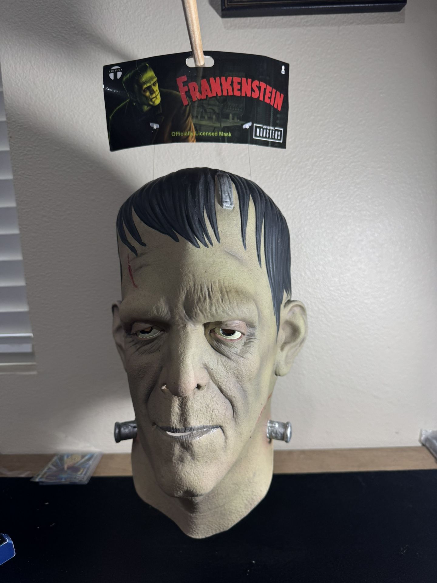 Brand New - Frankenstein Latex Mask - Tinsley Universal Monsters- With Tag