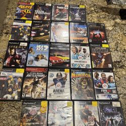 PlayStation 2 PS2 Game Lot (25 Games) Star Wars, Tony Hawk, Simpsons, Sports