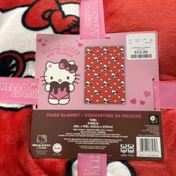 Hello Kitty Valentines Day Blanket 