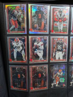 2025 NFL topps chrome football cards