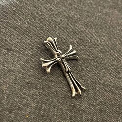 Chrome Hearts Style Cross Pendant With Chain