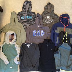 Hoodie Lot; Boys Size 8 