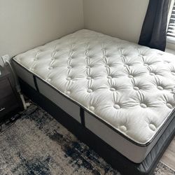 Full Size Mattress, Box Spring, Frame