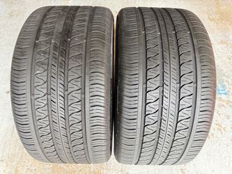 Two Tires 285/40/19 Continental Procontact Rx Acoustic EV like new with 85% Left Tesla Used