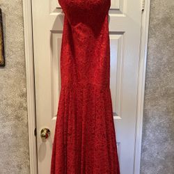 Prom Or Special Occasion Dress- Lady In Red