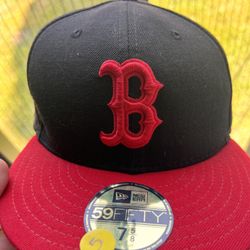 Black And Red brooklyn Hat