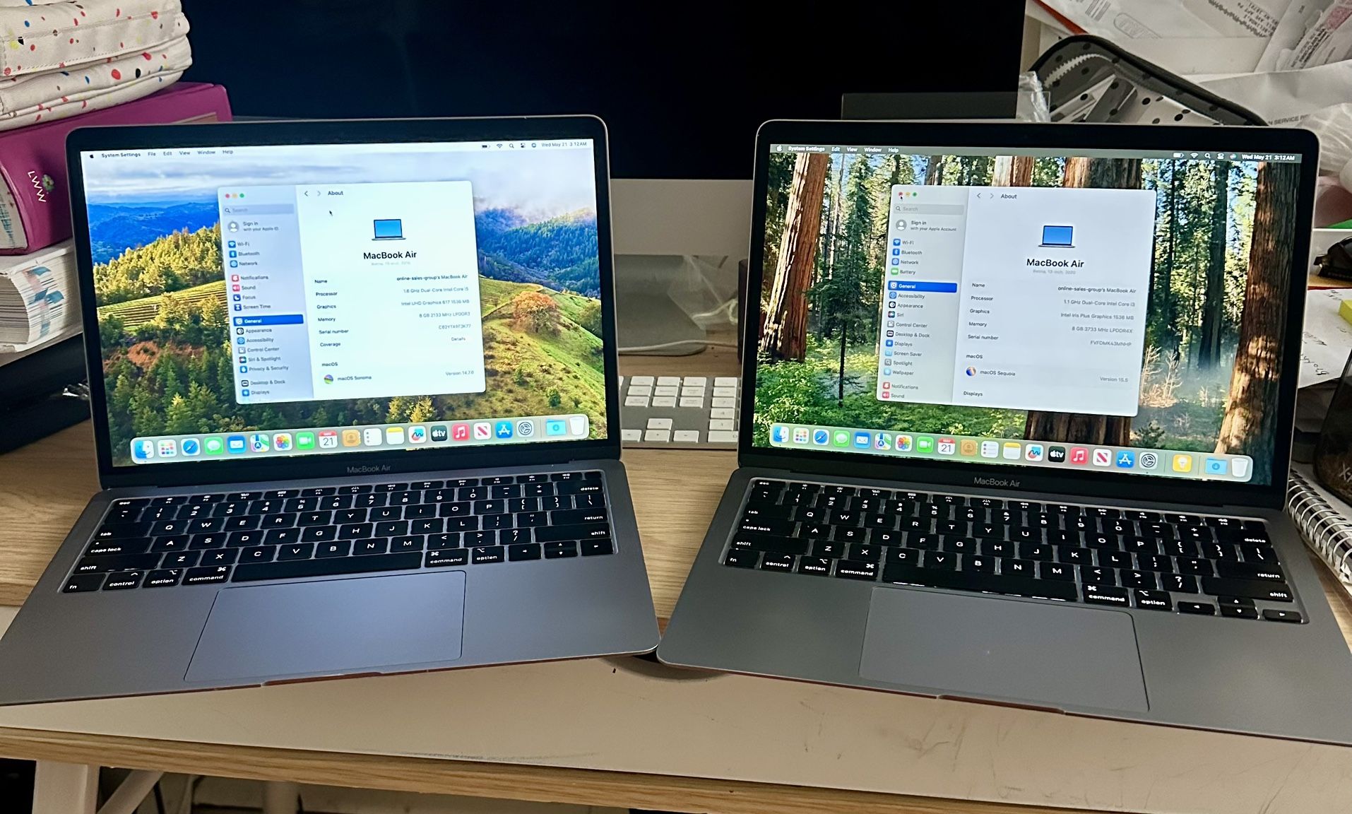 For Sale 2 MacBook Air 219,2020