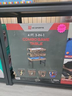 Brand New 4ft 3 In 1 Combo Game Table