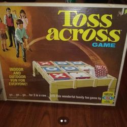 Original 1969 Antique Toss  Across Game, With Box