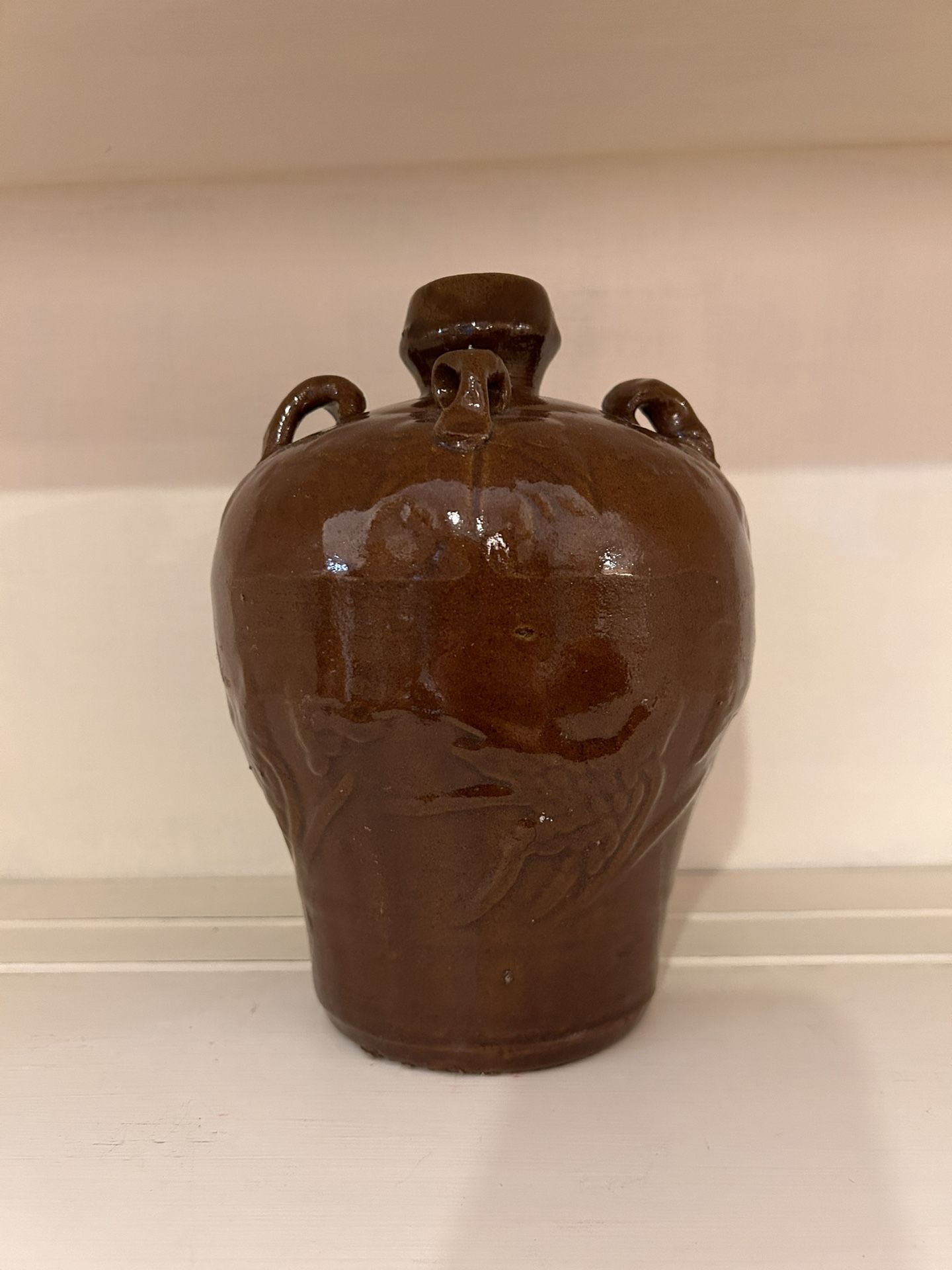 Antique Chinese Rice Wine Pottery Crock