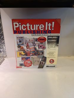 Microsoft  Picture It ! PUBLISHING PLATNUM EDITION