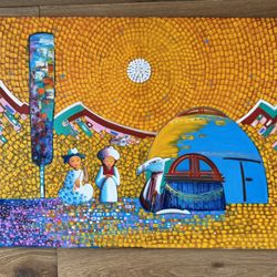 Original Oil Painting 39x27.5 inches
