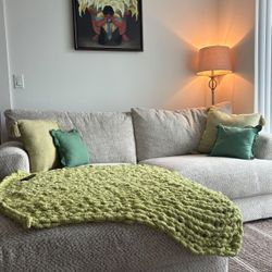 Small Sectional Couch With Rug 