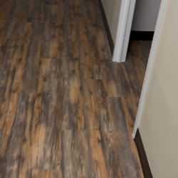 LVP: Country Cabin 3mm thick - 22mm wear Glue down- 347 SF $1.35 per sf