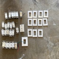 Various electric switches, Outlets & Covers
