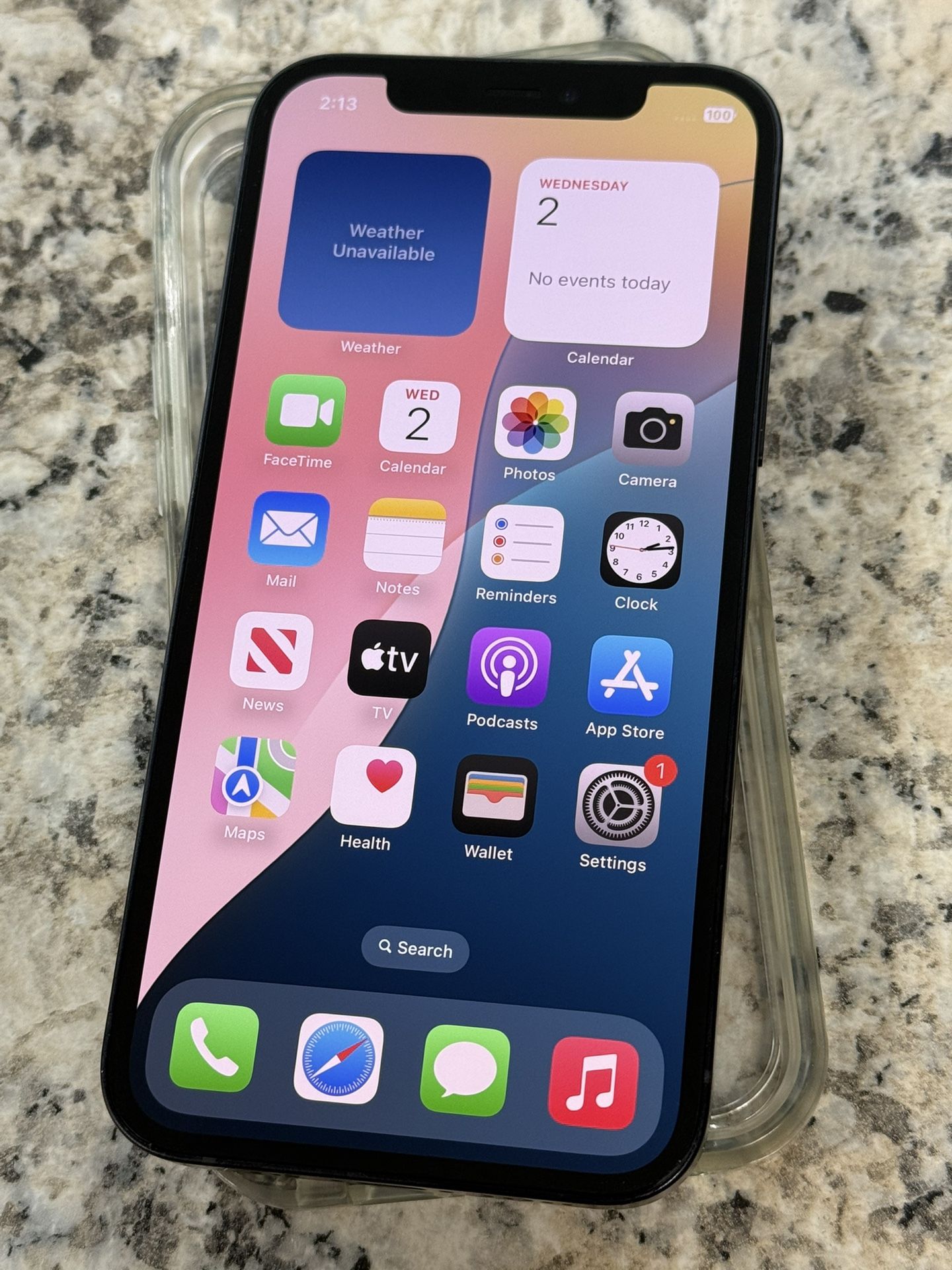 NEW! Apple iPhone 12 - 64GB - Black (AT&T)