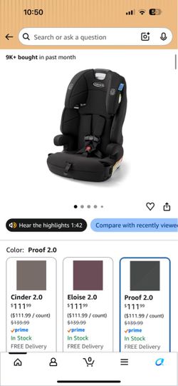 Graco booster car seat
