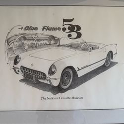 Corvette Framed Prints - Set of 2